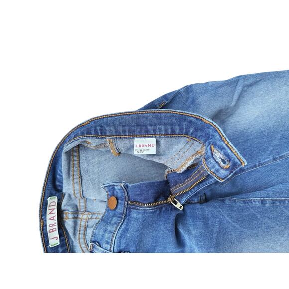 J BRAND Tawny Mid Rise Skinny Jeans Dark Wash Blue 27 Classic Stretch Denim Fall - Picture 6 of 6